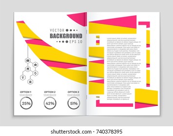 Abstract vector layout background set. For art template design, list, front page, mockup brochure theme style, banner, idea, cover, booklet, print, flyer, book, blank, card, ad, sign, sheet, a4.