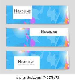 Abstract vector layout background set. For art template design, list, front page, mockup brochure theme style, banner, idea, cover, booklet, print, flyer, book, blank, card, ad, sign, sheet, a4
