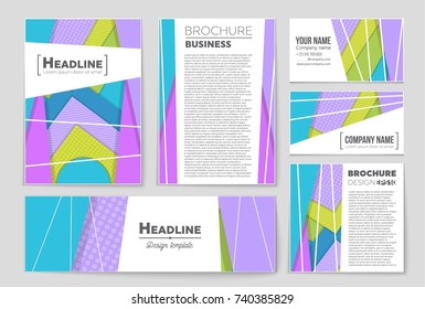 Abstract vector layout background set. For art template design, list, front page, mockup brochure theme style, banner, idea, cover, booklet, print, flyer, book, blank, card, ad, sign, sheet,, a4.