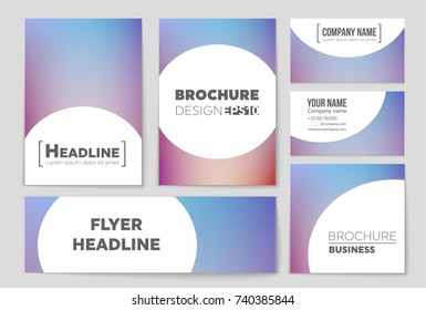 Abstract vector layout background set. For art template design, list, front page, mockup brochure theme style, banner, idea, cover, booklet, print, flyer, book, blank, card, ad, sign, sheet,, a4.