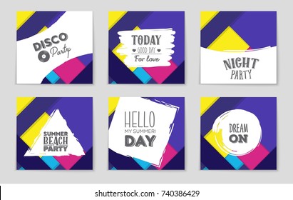 Abstract vector layout background set. For art template design, list, front page, mockup brochure theme style, banner, idea, cover, booklet, print, flyer, book, blank, card, ad, sign, sheet,, a4.