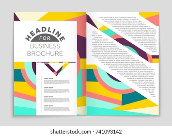 Abstract vector layout background set. For art template design, list, front page, mockup brochure theme style, banner, idea, cover, booklet, print, flyer, book, blank, card, ad, sign, sheet, a4