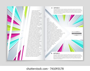 Abstract vector layout background set. For art template design, list, front page, mockup brochure theme style, banner, idea, cover, booklet, print, flyer, book, blank, card, ad, sign, sheet, a4.