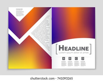Abstract vector layout background set. For art template design, list, front page, mockup brochure theme style, banner, idea, cover, booklet, print, flyer, book, blank, card, ad, sign, sheet,, a4.