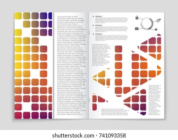 Abstract vector layout background set. For art template design, list, front page, mockup brochure theme style, banner, idea, cover, booklet, print, flyer, book, blank, card, ad, sign, sheet, a4.