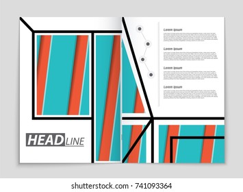 Abstract vector layout background set. For art template design, list, front page, mockup brochure theme style, banner, idea, cover, booklet, print, flyer, book, blank, card, ad, sign, sheet, a4.