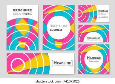 Abstract vector layout background set. For art template design, list, front page, mockup brochure theme style, banner, idea, cover, booklet, print, flyer, book, blank, card, ad, sign, sheet,, a4.