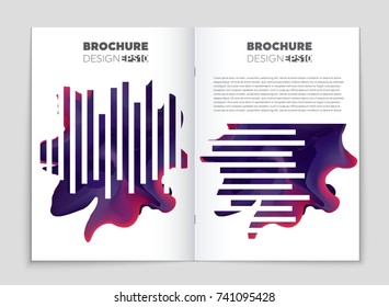 Abstract vector layout background set. For art template design, list, front page, mockup brochure theme style, banner, idea, cover, booklet, print, flyer, book, blank, card, ad, sign, sheet, a4