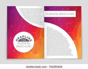 Abstract vector layout background set. For art template design, list, front page, mockup brochure theme style, banner, idea, cover, booklet, print, flyer, book, blank, card, ad, sign, sheet, a4