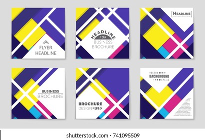 Abstract vector layout background set. For art template design, list, front page, mockup brochure theme style, banner, idea, cover, booklet, print, flyer, book, blank, card, ad, sign, sheet,, a4.