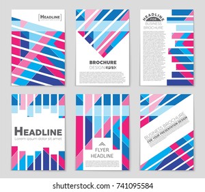 Abstract vector layout background set. For art template design, list, front page, mockup brochure theme style, banner, idea, cover, booklet, print, flyer, book, blank, card, ad, sign, sheet, a4
