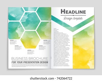 Abstract vector layout background set. For art template design, list, front page, mockup brochure theme style, banner, idea, cover, booklet, print, flyer, book, blank, card, ad, sign, sheet, a4.