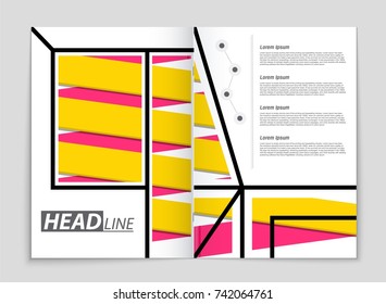 Abstract vector layout background set. For art template design, list, front page, mockup brochure theme style, banner, idea, cover, booklet, print, flyer, book, blank, card, ad, sign, sheet, a4.