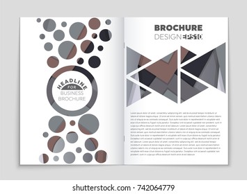 Abstract vector layout background set. For art template design, list, front page, mockup brochure theme style, banner, idea, cover, booklet, print, flyer, book, blank, card, ad, sign, sheet,, a4.