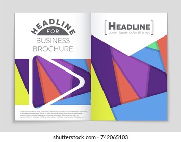 Abstract vector layout background set. For art template design, list, front page, mockup brochure theme style, banner, idea, cover, booklet, print, flyer, book, blank, card, ad, sign, sheet,, a4.