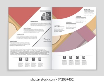 Abstract vector layout background set. For art template design, list, front page, mockup brochure theme style, banner, idea, cover, booklet, print, flyer, book, blank, card, ad, sign, sheet,, a4.