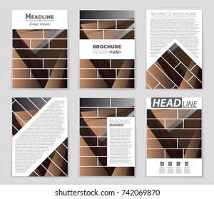 Abstract vector layout background set. For art template design, list, front page, mockup brochure theme style, banner, idea, cover, booklet, print, flyer, book, blank, card, ad, sign, sheet,, a4.