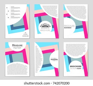 Abstract vector layout background set. For art template design, list, front page, mockup brochure theme style, banner, idea, cover, booklet, print, flyer, book, blank, card, ad, sign, sheet,, a4.