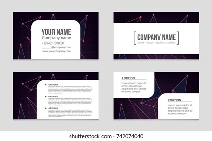 Abstract vector layout background set. For art template design, list, front page, mockup brochure theme style, banner, idea, cover, booklet, print, flyer, book, blank, card, ad, sign, sheet, a4.