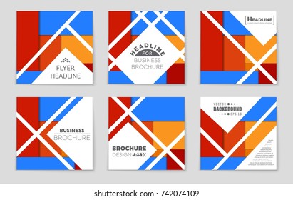 Abstract vector layout background set. For art template design, list, front page, mockup brochure theme style, banner, idea, cover, booklet, print, flyer, book, blank, card, ad, sign, sheet,, a4.