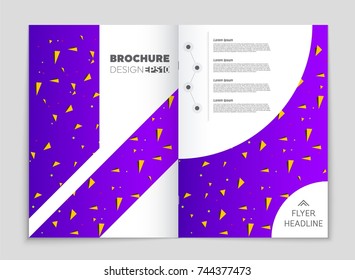 Abstract vector layout background set. For art template design, list, front page, mockup brochure theme style, banner, idea, cover, booklet, print, flyer, book, blank, card, ad, sign, sheet, a4