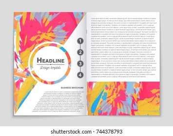 Abstract vector layout background set. For art template design, list, front page, mockup brochure theme style, banner, idea, cover, booklet, print, flyer, book, blank, card, ad, sign, sheet, a4
