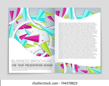 Abstract vector layout background set. For art template design, list, front page, mockup brochure theme style, banner, idea, cover, booklet, print, flyer, book, blank, card, ad, sign, sheet, a4.