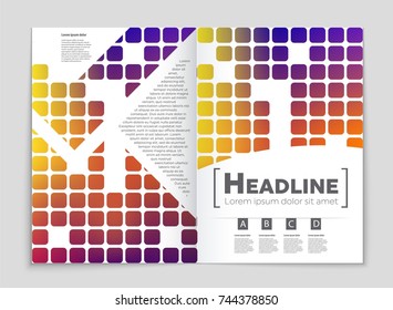 Abstract vector layout background set. For art template design, list, front page, mockup brochure theme style, banner, idea, cover, booklet, print, flyer, book, blank, card, ad, sign, sheet, a4.
