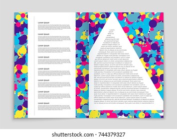 Abstract vector layout background set. For art template design, list, front page, mockup brochure theme style, banner, idea, cover, booklet, print, flyer, book, blank, card, ad, sign, sheet, a4.