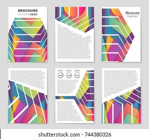 Abstract vector layout background set. For art template design, list, front page, mockup brochure theme style, banner, idea, cover, booklet, print, flyer, book, blank, card, ad, sign, sheet,, a4.