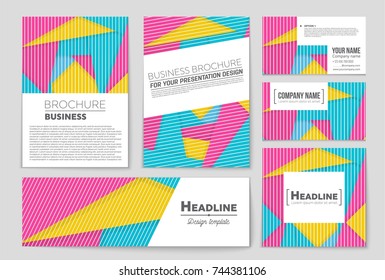 Abstract vector layout background set. For art template design, list, front page, mockup brochure theme style, banner, idea, cover, booklet, print, flyer, book, blank, card, ad, sign, sheet,, a4.