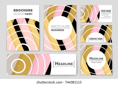 Abstract vector layout background set. For art template design, list, front page, mockup brochure theme style, banner, idea, cover, booklet, print, flyer, book, blank, card, ad, sign, sheet,, a4.