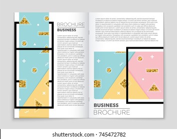 Abstract vector layout background set. For art template design, list, front page, mockup brochure theme style, banner, idea, cover, booklet, print, flyer, book, blank, card, ad, sign, sheet, a4