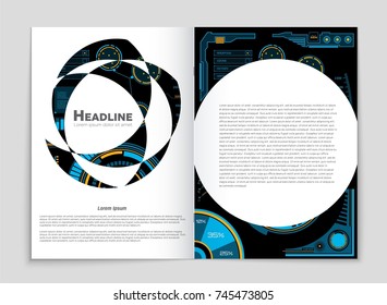 Abstract vector layout background set. For art template design, list, front page, mockup brochure theme style, banner, idea, cover, booklet, print, flyer, book, blank, card, ad, sign, sheet, a4.