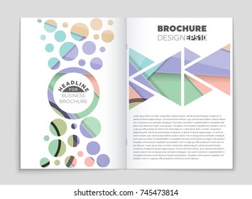 Abstract vector layout background set. For art template design, list, front page, mockup brochure theme style, banner, idea, cover, booklet, print, flyer, book, blank, card, ad, sign, sheet,, a4.