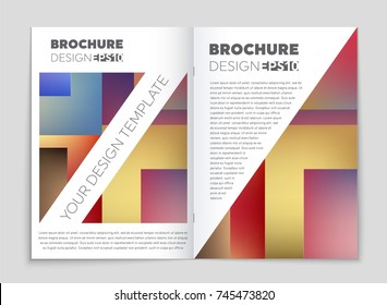 Abstract vector layout background set. For art template design, list, front page, mockup brochure theme style, banner, idea, cover, booklet, print, flyer, book, blank, card, ad, sign, sheet, a4