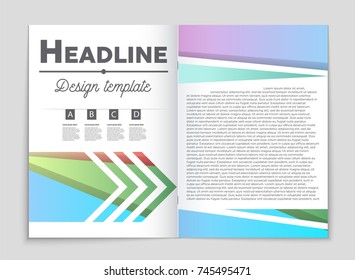 Abstract vector layout background set. For art template design, list, front page, mockup brochure theme style, banner, idea, cover, booklet, print, flyer, book, blank, card, ad, sign, sheet,, a4.