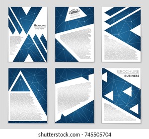 Abstract vector layout background set. For art template design, list, front page, mockup brochure theme style, banner, idea, cover, booklet, print, flyer, book, blank, card, ad, sign, sheet, a4.