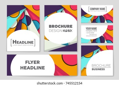 Abstract vector layout background set. For art template design, list, front page, mockup brochure theme style, banner, idea, cover, booklet, print, flyer, book, blank, card, ad, sign, sheet,, a4.