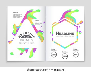 Abstract vector layout background set. For art template design, list, front page, mockup brochure theme style, banner, idea, cover, booklet, print, flyer, book, blank, card, ad, sign, sheet, a4