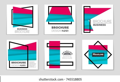 Abstract vector layout background set. For art template design, list, front page, mockup brochure theme style, banner, idea, cover, booklet, print, flyer, book, blank, card, ad, sign, sheet,, a4.