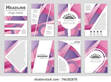 Abstract vector layout background set. For art template design, list, front page, mockup brochure theme style, banner, idea, cover, booklet, print, flyer, book, blank, card, ad, sign, sheet,, a4.