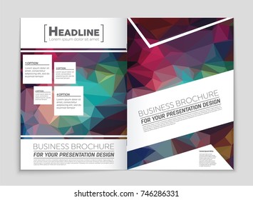 Abstract vector layout background set. For art template design, list, front page, mockup brochure theme style, banner, idea, cover, booklet, print, flyer, book, blank, card, ad, sign, sheet, a4