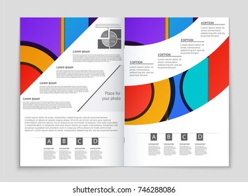 Abstract vector layout background set. For art template design, list, front page, mockup brochure theme style, banner, idea, cover, booklet, print, flyer, book, blank, card, ad, sign, sheet,, a4.
