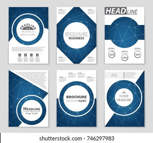 Abstract vector layout background set. For art template design, list, front page, mockup brochure theme style, banner, idea, cover, booklet, print, flyer, book, blank, card, ad, sign, sheet, a4.