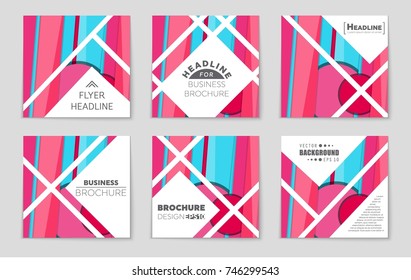 Abstract vector layout background set. For art template design, list, front page, mockup brochure theme style, banner, idea, cover, booklet, print, flyer, book, blank, card, ad, sign, sheet,, a4.