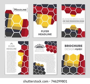 Abstract vector layout background set. For art template design, list, front page, mockup brochure theme style, banner, idea, cover, booklet, print, flyer, book, blank, card, ad, sign, sheet,, a4.