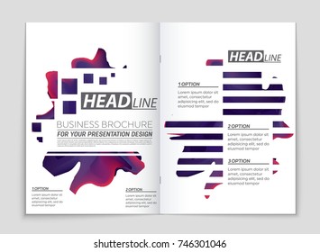 Abstract vector layout background set. For art template design, list, front page, mockup brochure theme style, banner, idea, cover, booklet, print, flyer, book, blank, card, ad, sign, sheet, a4