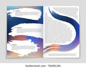 Abstract vector layout background set. For art template design, list, front page, mockup brochure theme style, banner, idea, cover, booklet, print, flyer, book, blank, card, ad, sign, sheet,, a4.
