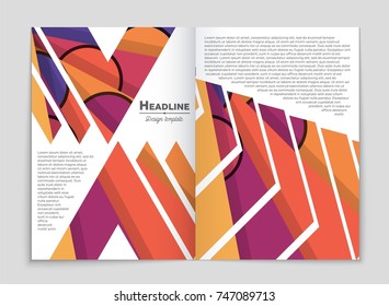 Abstract vector layout background set. For art template design, list, front page, mockup brochure theme style, banner, idea, cover, booklet, print, flyer, book, blank, card, ad, sign, sheet,, a4.